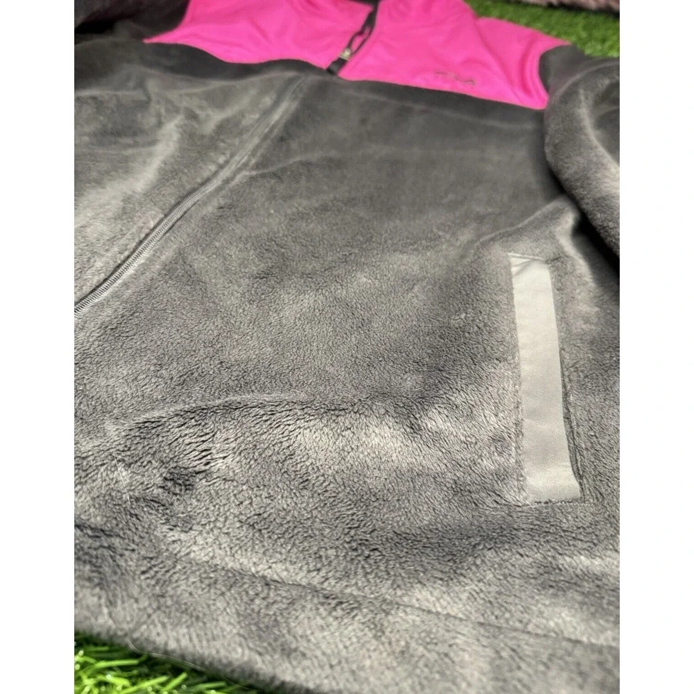Fila Sport Women's Pink/Gray Jacket Size XL Polyester Running‎
